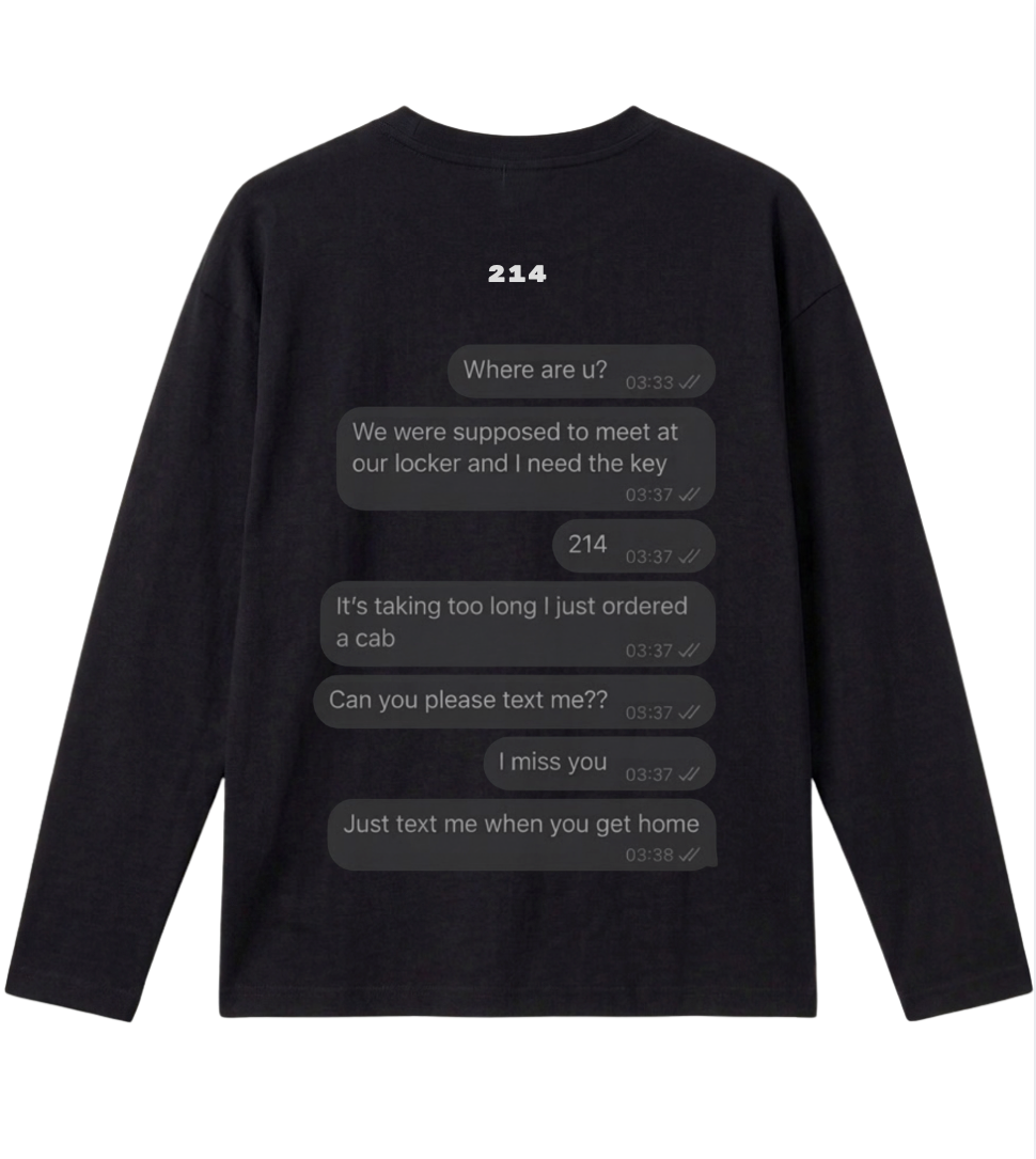 0104214 TEXT ME WHEN YOU'RE HOME