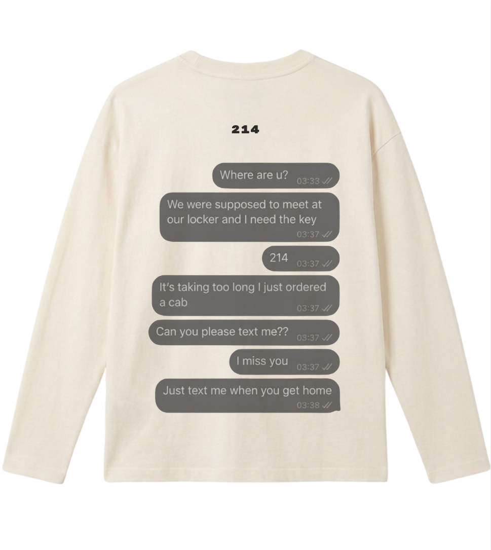 0104214 TEXT ME WHEN YOU'RE HOME